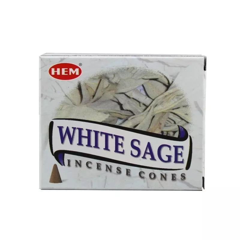 Encens en Cônes HEM – Sauge Blanche