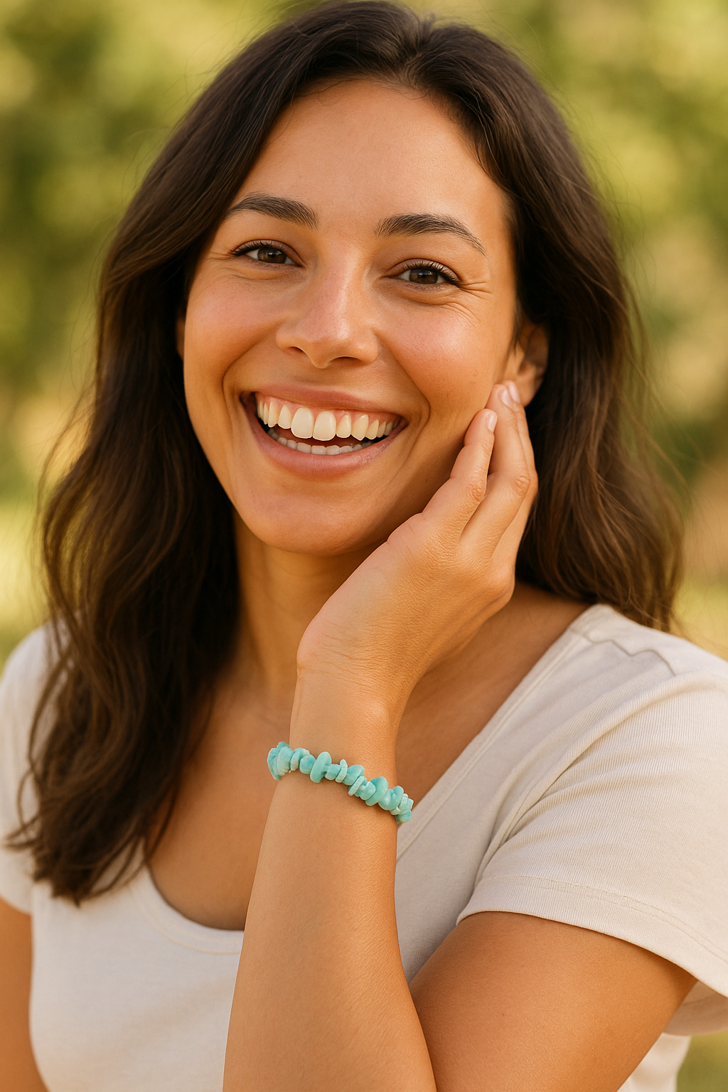 Bracelet Amazonite – Équilibre & Expression apaisée