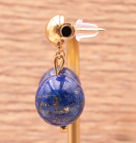 Boucles d’oreilles en Lapis Lazuli – Expression & Sagesse Intérieure