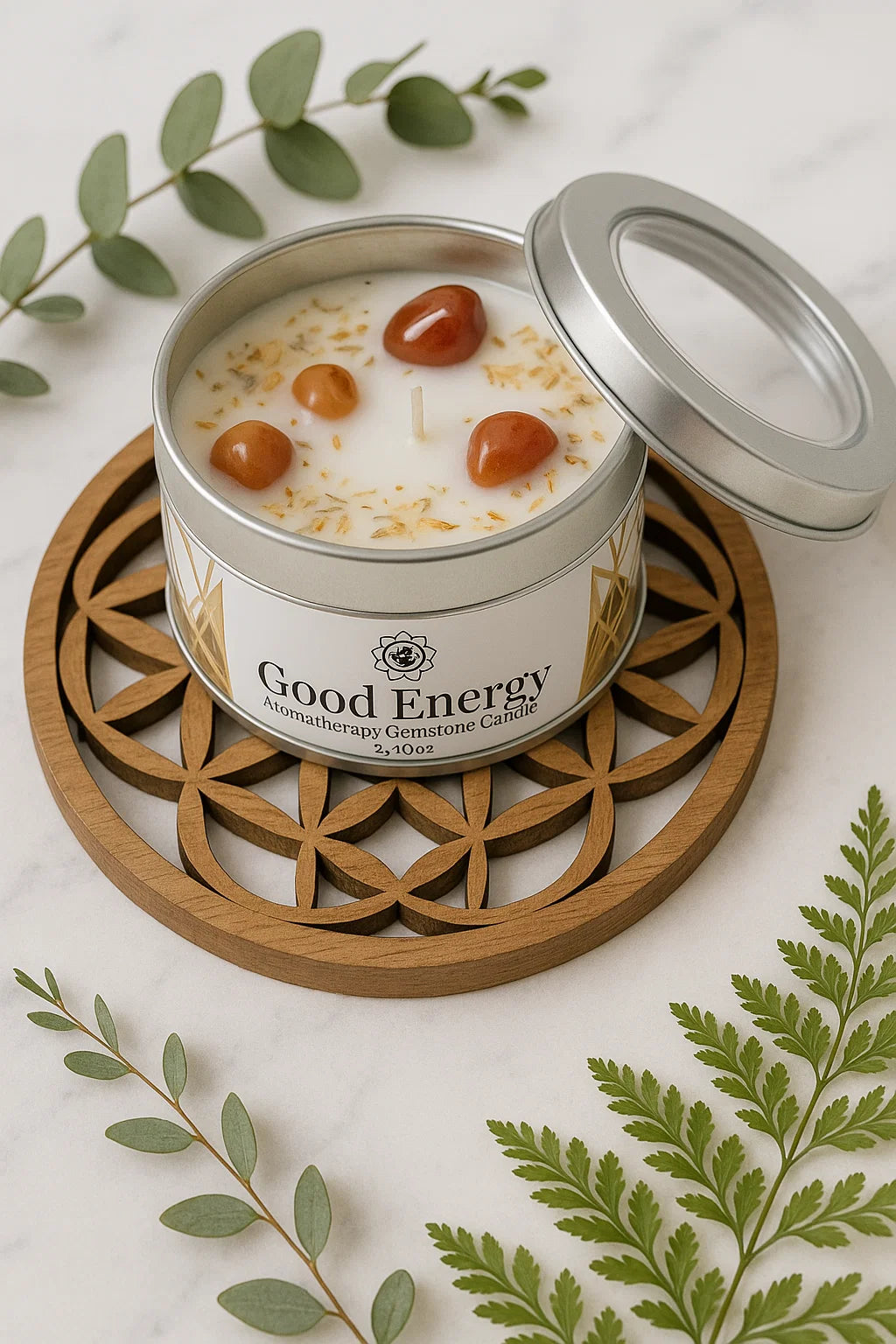 Bougie Énergie Positive – Joie & Renouveau