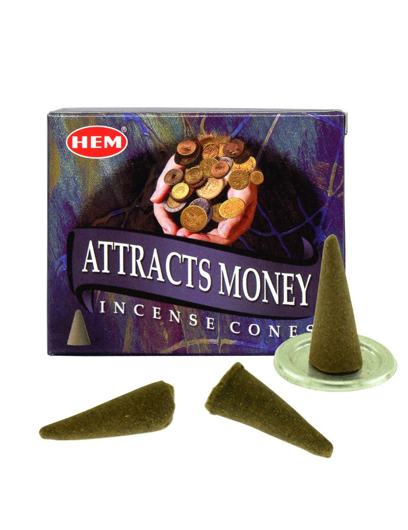 Encens HEM Cônes Attire l'Argent