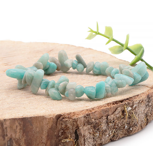 Bracelet Amazonite – Équilibre & Expression apaisée