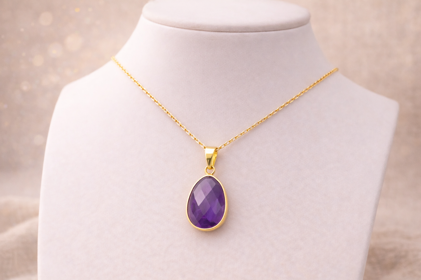 Pendentif Améthyste – Éveil du Chakra Couronne