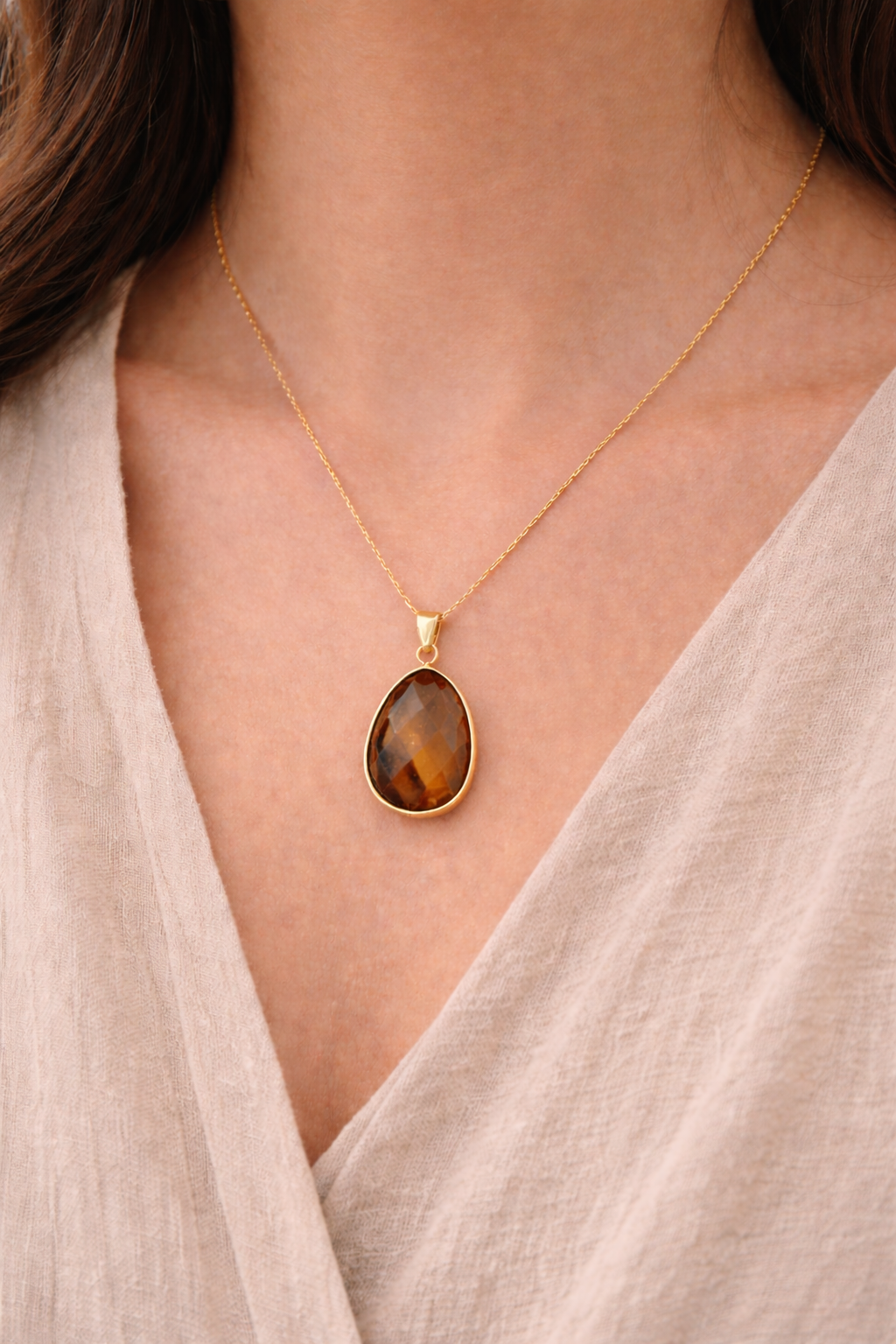 Tiger's Eye Pendant – Protection & Inner Strength