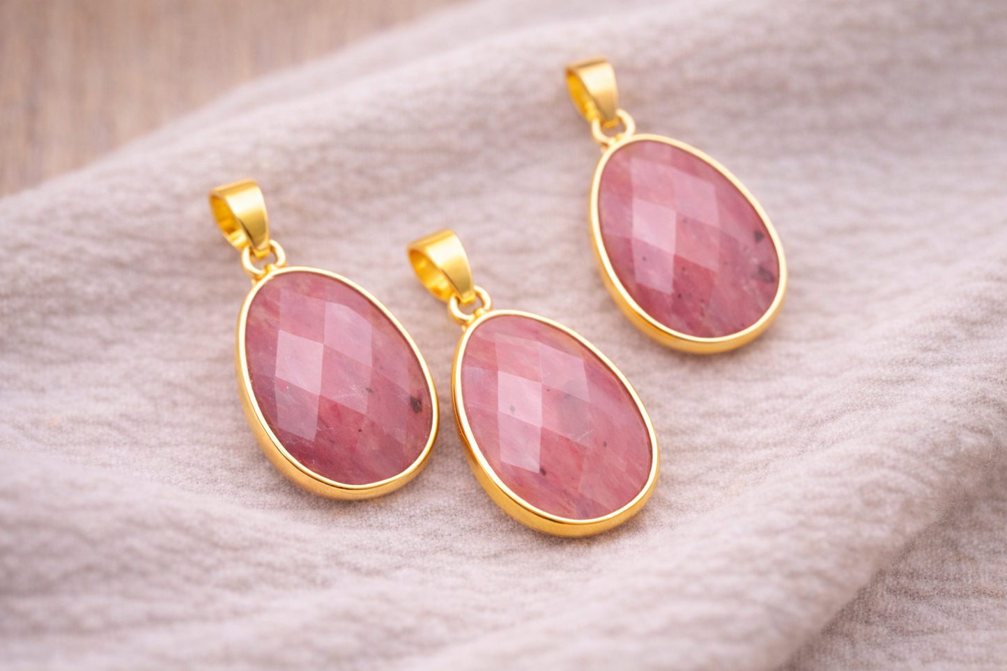 Rhodonite Pendant – Heart Healing & Emotional Balance