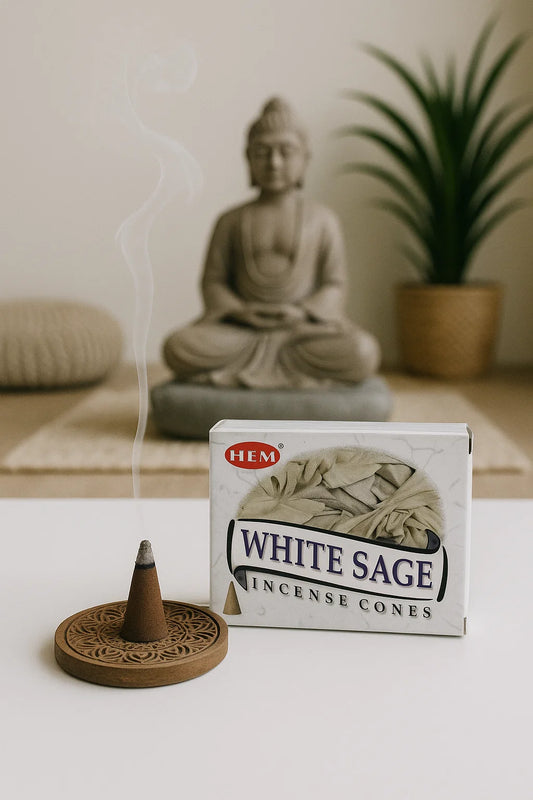 Encens en Cônes HEM – Sauge Blanche