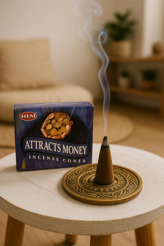 Encens HEM Cônes Attire l'Argent