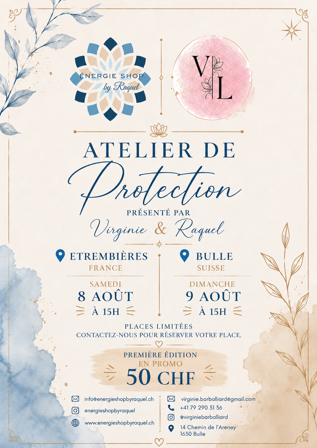 Atelier de Protection Énergétique – Virginie & Raquel - Bulle (Suisse)